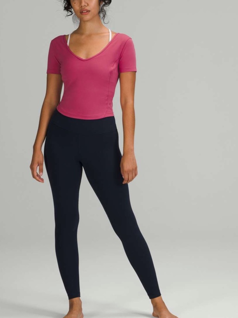 Lululemon Align T-Shirt color Pink Lychee